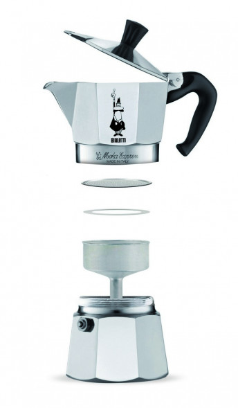 Гейзерная кофеварка Bialetti Moka Express, 12 порций, 670мл