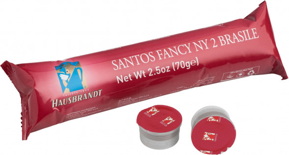Кофе в капсулах Хаусбрандт Бразил Сантос Фэнси (Hausbrandt Brazil Santos Fancy) 50 шт
