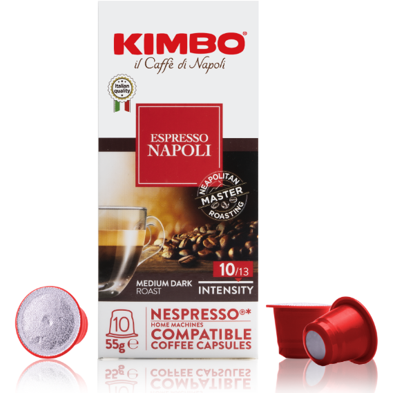 Капсулы KIMBO NAPOLI 10шт (система Nespresso)