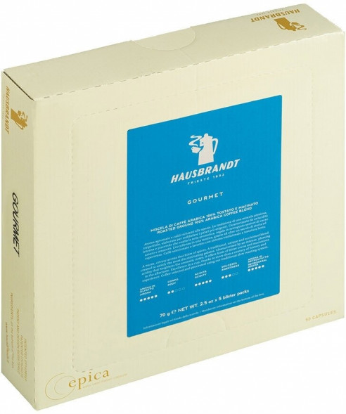 Кофе в капсулах Хаусбрандт Гурмэ (Hausbrandt Gourmet) 50 шт
