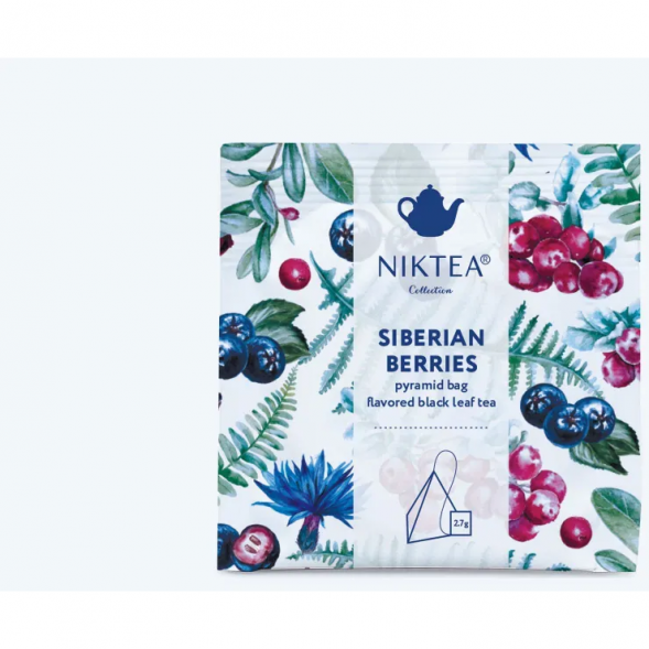 Чай Niktea Сибирский Сбор, черный, на чашку 15 пакетов