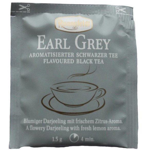 УЦЕНКА Чай Ronnefeldt Earl Grey, Эрл Грей, черный, на чашку 25 пакетов