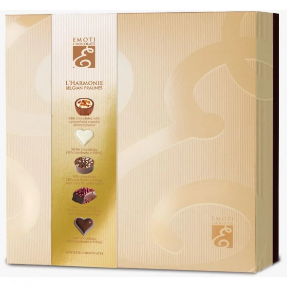 EMOTI CHOCOLATE Ассорти 200г. Бежевая коробка