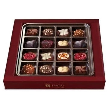 EMOTI CHOCOLATE Ассорти 200г. Бежевая коробка