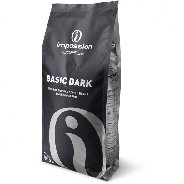 Кофе в зернах Impassion Basic Dark (Бейсик Дарк), 1кг