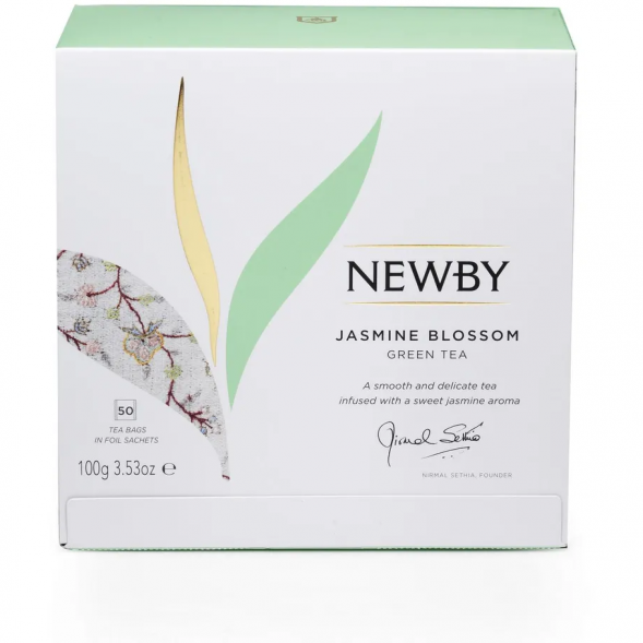 Чай Newby Цветок Жасмина, 50 пакетов