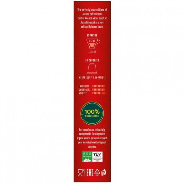 Кофе в капсулах Julius Meinl Эспрессо Крема, 10 шт, система Nespresso