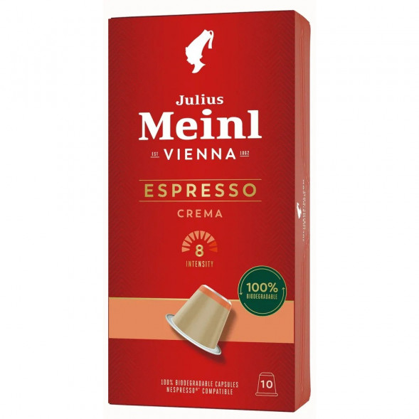 Кофе в капсулах Julius Meinl Эспрессо Крема, 10 шт, система Nespresso