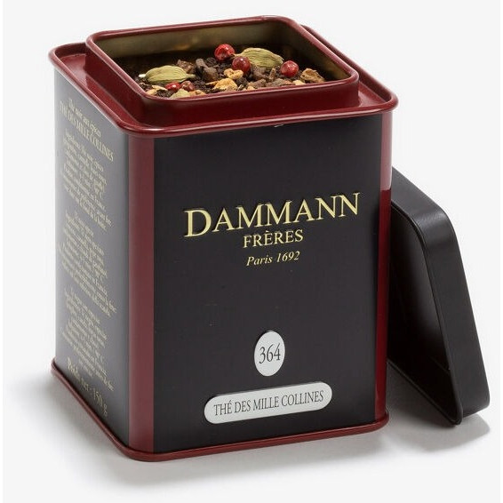 Чай DAMMANN №364 The Des Mille Collines, чёрный, банка, 100 гр.