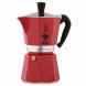Гейзерная кофеварка Bialetti Moka Express, красная, 6 порции