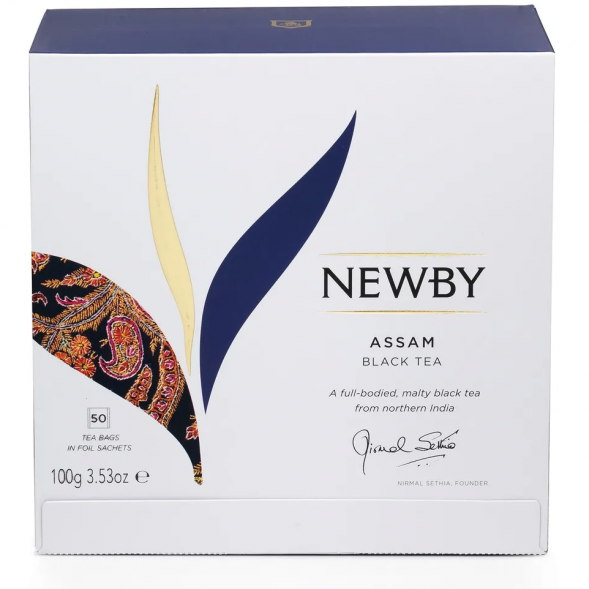 Чай Newby Ассам, 50 пакетов