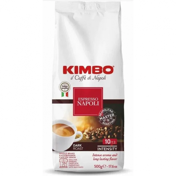 Кофе в зернах Kimbo Espresso Napoletano, 500г