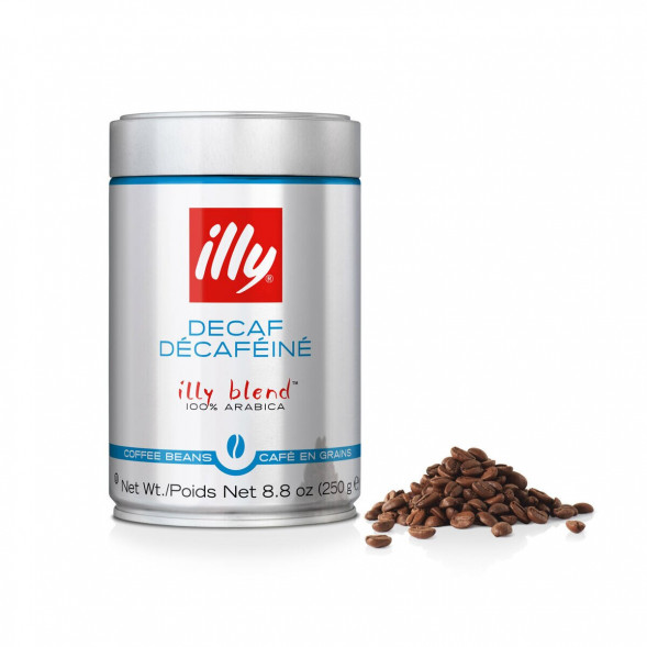 Кофе в зернах illy, без кофеина, 250г