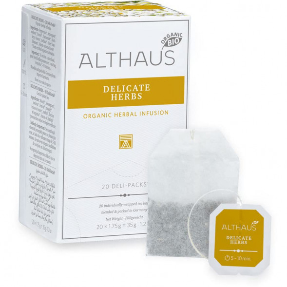 Чай Althaus Delicate Herbs (Ароматные Травы), травяной, 20 пакетиков