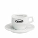 Чашка с блюдцем Bristot TAZZINA DOLOMIT BIANCO, капучино, 150мл УЦЕНКА