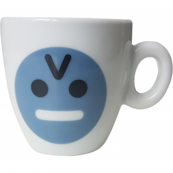 Чашка с блюдцем Molinari EMOTICON, эспрессо, 70 мл.