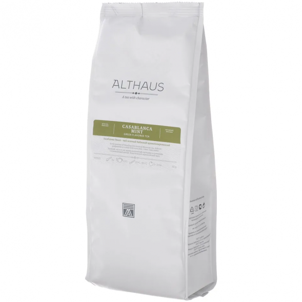 Чай Althaus Casablanca Mint, зеленый, листовой, 150 г