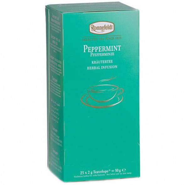 Чай Ronnefeldt Peppermint, мята, травяной, на чашку 25 пакетов