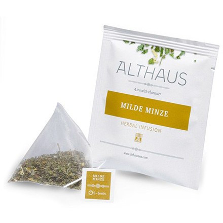 Чай Althaus Milde Minze, травяной, 15 пакетов
