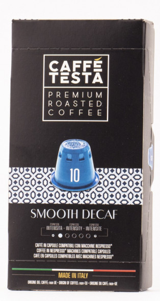 Кофе в капсулах TESTA CAFFE БЕЗ КОФЕИНА, 10шт