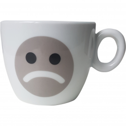 Чашка с блюдцем Molinari EMOTICON, капучино, 175 мл.