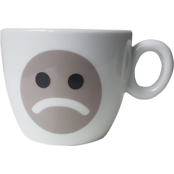 Чашка с блюдцем Molinari EMOTICON, капучино, 175 мл.