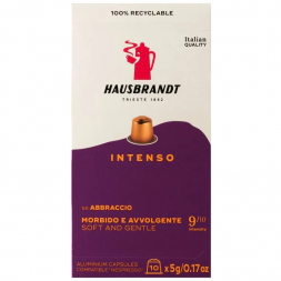 Кофе в капсулах Hausbrandt Intenso, 10 шт, формат Nespresso