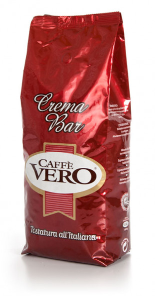 Кофе в зернах Caffe VERO, Crema Bar 1кг