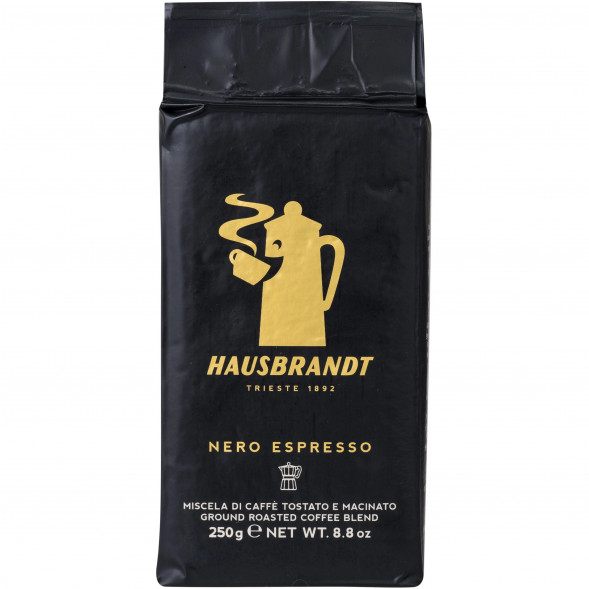 Кофе молотый Hausbrandt Nero, 250г УЦЕНКА