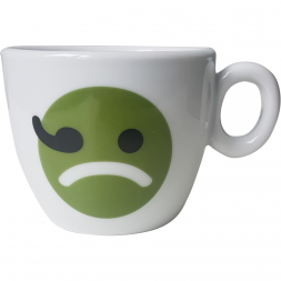 Чашка с блюдцем Molinari EMOTICON, капучино, 175 мл.