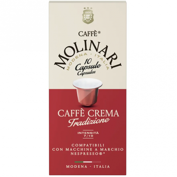 Кофе в капсулах Molinari TRADIZIONE (Rosso), 10 шт