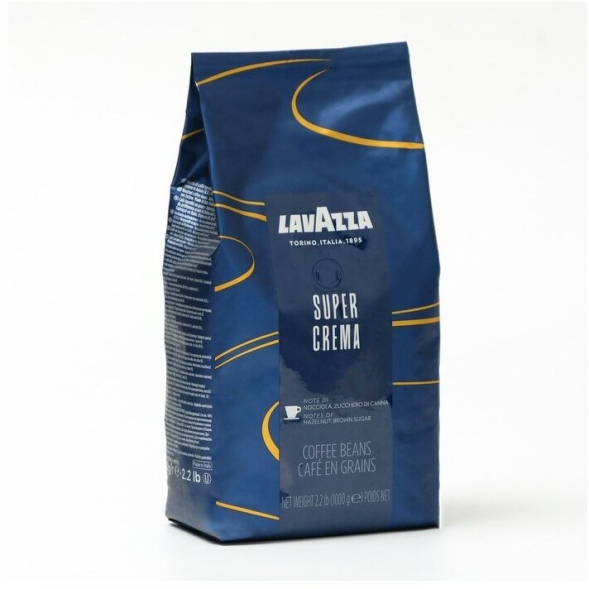 Кофе в зернах LAVAZZA Super Crema, 1кг