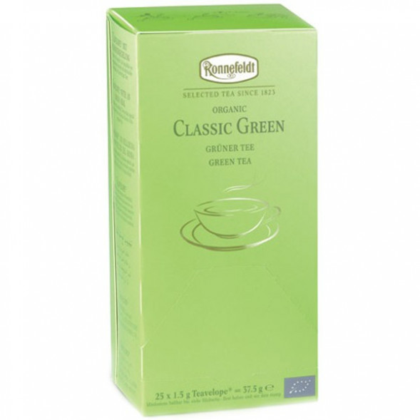 Чай Ronnefeldt Classic Green, зеленый, на чашку 25 пакетов
