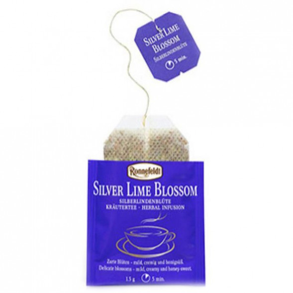 Чай Ronnefeldt Silver Lime Blossom, травяной, на чашку 25 пакетов