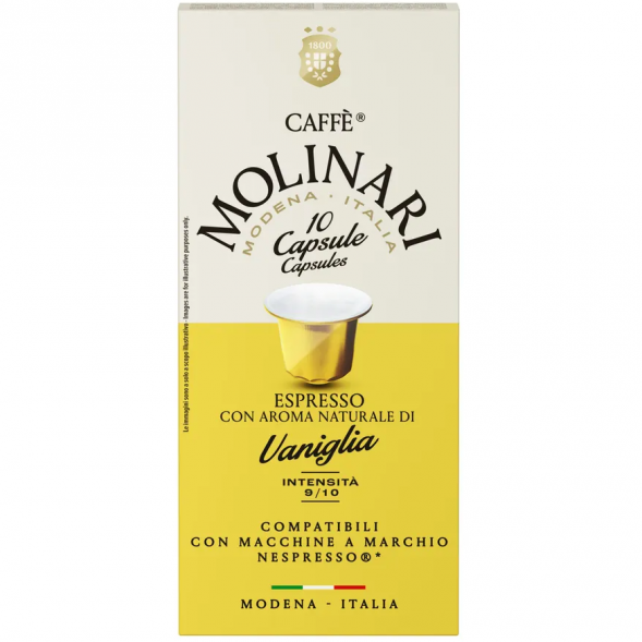 Кофе в капсулах Molinari Vaniglia, 10 шт