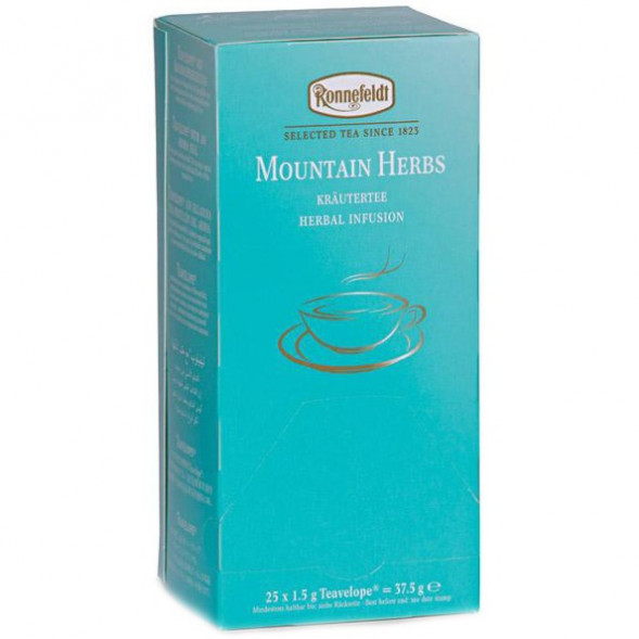 Чай Ronnefeldt Mountain Herbs, травяной, на чашку 25 пакетов