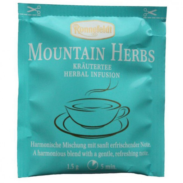 Чай Ronnefeldt Mountain Herbs, травяной, на чашку 25 пакетов