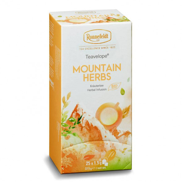 Чай Ronnefeldt Mountain Herbs, травяной, на чашку 25 пакетов