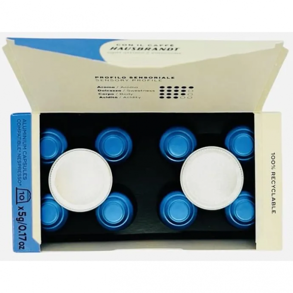 Кофе в капсулах Hausbrandt Sublime 100% Arabica, формат Nespresso, 10 шт.