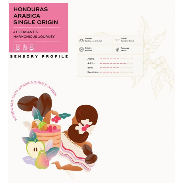 Кофе в зернах Hausbrandt Honduras, 250г