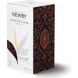 УЦЕНКА Чай Newby Черный с Чабрецом, 25 пакетов