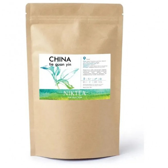 Чай Niktea Tie Guan Yin, Богиня Милосердия, зелёный, 250гр