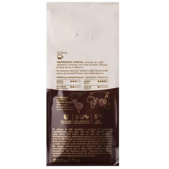 Кофе молотый Hausbrandt Espresso Crema, 200 гр.