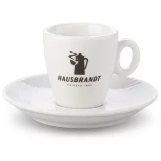 Чашка с блюдцем эспрессо Hausbrandt, 70мл УЦЕНКА