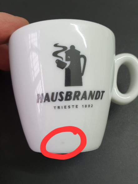 Чашка с блюдцем эспрессо Hausbrandt, 70мл УЦЕНКА