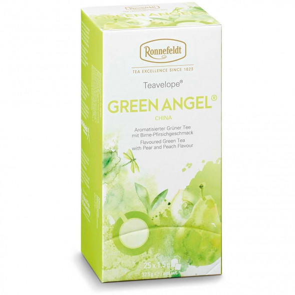 Чай Ronnefeldt Green Angel, зеленый, на чашку 25 пакетов