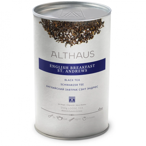 Чай Althaus English Breakfast St.Andrews, чёрный, 250 гр.