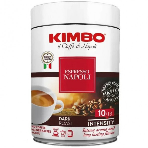 Кофе молотый Kimbo Espresso Napoletano, банка, 250г