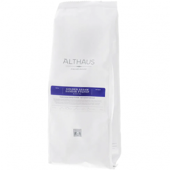 Чай Althaus Golden Assam Sankar FTGFOP, черный, листовой, 250 г