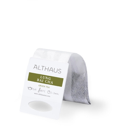Чай Althaus Lung Bai Cha (Лун Бай Ча), зеленый, на чайник 15 пакетов